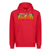 Red Nach Valentine Premium Hoodie - CowhideDigitalArt