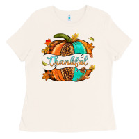 Pumpkin Thankful Ladies Tee | Teevron