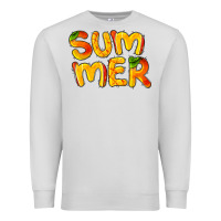 Dove Grey summer mango Premium Sweatshirt - BarkalooDesign