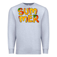 Heather Grey summer mango Premium Sweatshirt - BarkalooDesign