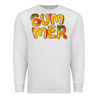 Oatmeal Heather summer mango Premium Sweatshirt - BarkalooDesign