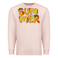 Pale Pink summer mango Premium Sweatshirt - BarkalooDesign
