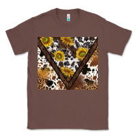 Chestnut western sunflowers and cowhide tumbler tbs Classic Tee - TumblerDesignByShophia