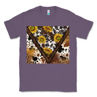 Lavender western sunflowers and cowhide tumbler tbs Classic Tee - TumblerDesignByShophia