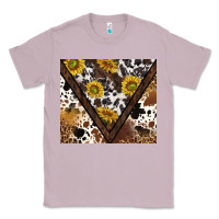 Lilac western sunflowers and cowhide tumbler tbs Classic Tee - TumblerDesignByShophia