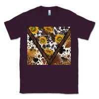 Plum western sunflowers and cowhide tumbler tbs Classic Tee - TumblerDesignByShophia