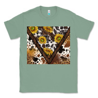 Sage western sunflowers and cowhide tumbler tbs Classic Tee - TumblerDesignByShophia