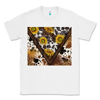 White western sunflowers and cowhide tumbler tbs Classic Tee - TumblerDesignByShophia