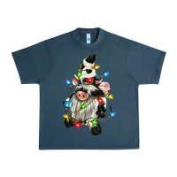 Midnight Navy christmas cow gnome Urban Heavy Tee - CowGirlArtShop