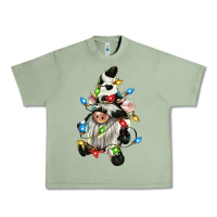 Oil Green christmas cow gnome Urban Heavy Tee - CowGirlArtShop