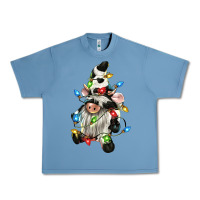 Pebble Blue christmas cow gnome Urban Heavy Tee - CowGirlArtShop