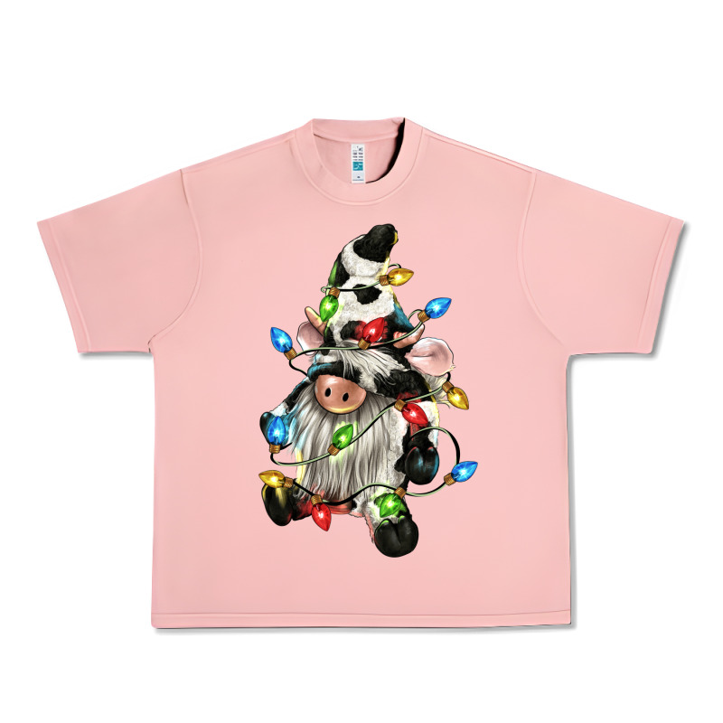 Christmas Cow Gnome Urban Heavy Tee by CowGirlArtShop | Teevron