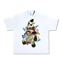 White christmas cow gnome Urban Heavy Tee - CowGirlArtShop