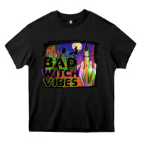 Black bad witch vibes Heavy Core Tee - JahusDesignShop