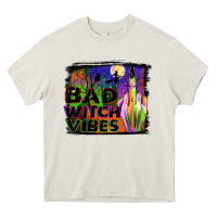 Cream bad witch vibes Heavy Core Tee - JahusDesignShop