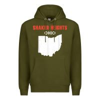 Army Green shaker heights ohio usa state america travel ohioan Premium Hoodie - trangStudio
