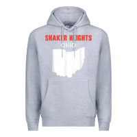 Heather Grey shaker heights ohio usa state america travel ohioan Premium Hoodie - trangStudio