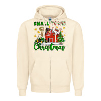 Sandshell Small Town Christmas Zipper Hoodie - Artiststas