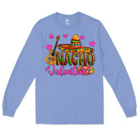 Colony Blue nacho valentine Long Sleeve Tee - OliviaCreatesArt