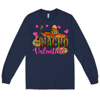 Navy nacho valentine Long Sleeve Tee - OliviaCreatesArt