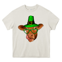 St Patricks Day Cow Heavy Core Tee | Teevron