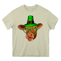Mossy St Patricks Day Cow Heavy Core Tee - Bettercallsaul