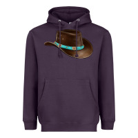 Plum cowboy cap Heavyweight Hoodie - BarkalooDesign