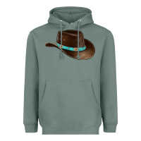 Sage cowboy cap Heavyweight Hoodie - BarkalooDesign