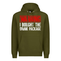 Army Green Mens Warning I Bought The Drink Package Cruise Shirts [Men] Premium Hoodie - trangStudio
