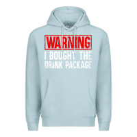 Blue Mist Mens Warning I Bought The Drink Package Cruise Shirts [Men] Premium Hoodie - trangStudio