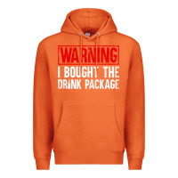 Carrot Mens Warning I Bought The Drink Package Cruise Shirts [Men] Premium Hoodie - trangStudio