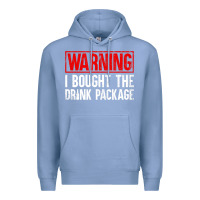 Colony Blue Mens Warning I Bought The Drink Package Cruise Shirts [Men] Premium Hoodie - trangStudio