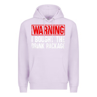 Lilac Mens Warning I Bought The Drink Package Cruise Shirts [Men] Premium Hoodie - trangStudio