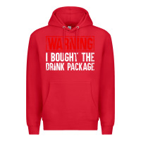 Red Mens Warning I Bought The Drink Package Cruise Shirts [Men] Premium Hoodie - trangStudio