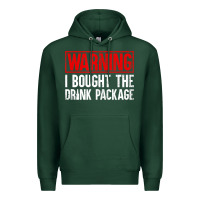 Sports Green Mens Warning I Bought The Drink Package Cruise Shirts [Men] Premium Hoodie - trangStudio