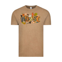 Vintage Coffee fall nurse Vintage Tee - CowGirlArtShop