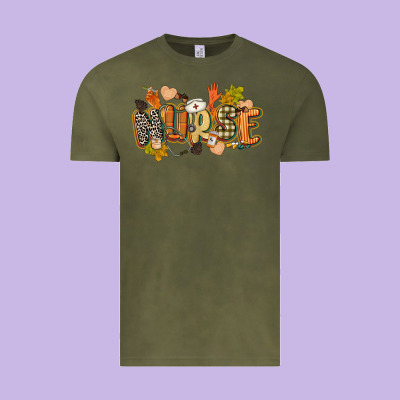 Fall Nurse Vintage Tee Designed By Cowgirlartshop