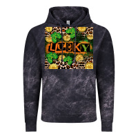 Cloud Black St. Patricks Day lucky Vintage Hoodie - CowGirlArtShop