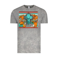 Cloud Rock fall thankfull cross Vintage Tee - Jasminsmagicworld