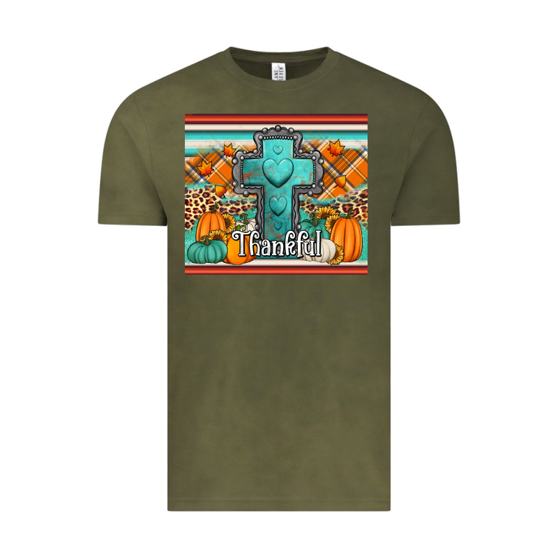 Fall Thankfull Cross Vintage Tee by Jasminsmagicworld | Teevron