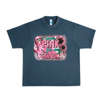 Midnight Navy i wear pink for my grandma Urban Heavy Tee - CowGirlArtShop