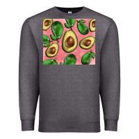 Charcoal Heather avacado pink tumbler Premium Sweatshirt - BarkalooDesign