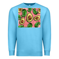 Ocean Blue avacado pink tumbler Premium Sweatshirt - BarkalooDesign