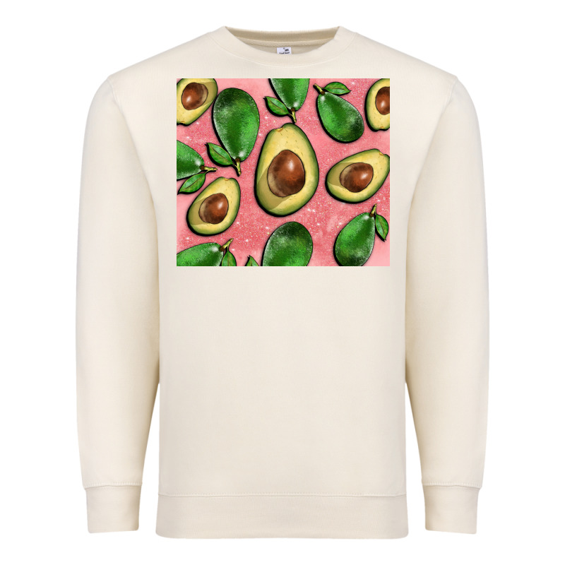 Avacado Pink Tumbler Premium Sweatshirt by BarkalooDesign | Teevron