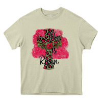 Mossy He İs Risen Easter Heavy Core Tee - Bettercallsaul