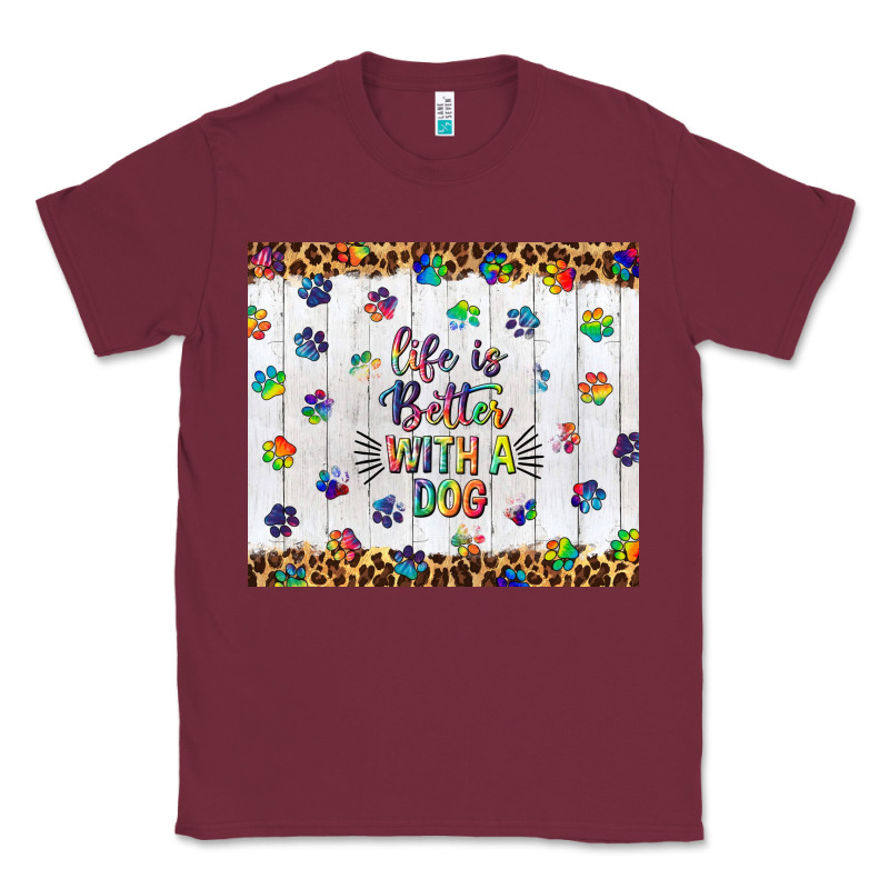 Life Is Better With A Dog Tumbler Tbs Classic Tee by TumblerDesignByShophia | Teevron