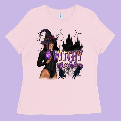 Witchy Woman Ladies Tee Designed By Texasbilliewilder