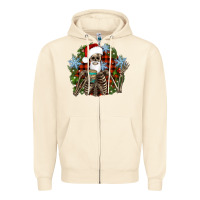 Sandshell Santa skeleton christmas Zipper Hoodie - Artiststas