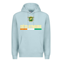 Blue Mist Cote d_Ivoire National Flag Ivory Coast Coat Of Arms Gift Premium Hoodie - trangStudio