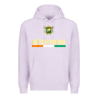 Lilac Cote d_Ivoire National Flag Ivory Coast Coat Of Arms Gift Premium Hoodie - trangStudio